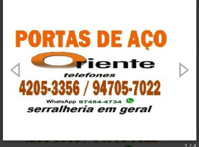 Porta de aço manutenção em geral 9,4705,,7022  /  97454,,4734  - 24 horas - Foto 4