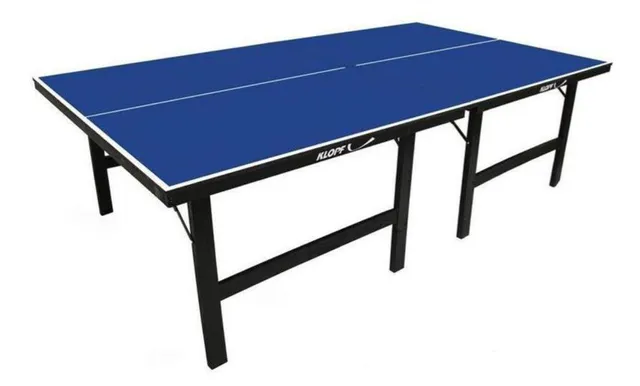 Mesa de ping pong Klopf 1008 fabricada em MDF cor azul