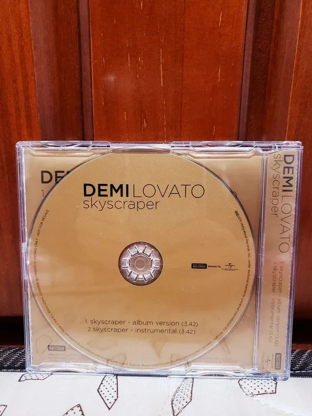 CD Demi Lovato Skyscraper Single (importado UK)