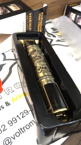 Máquina profissional de barbear e aparar pelos com Led. - Foto 4