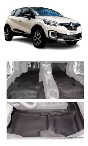 Revestimento De Assoalho Em Courvin Premium Do Renault Captur