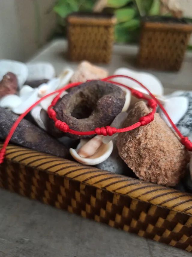 Pulseira Vermelha Kabbalah 7 nós de proteção  - Foto 2