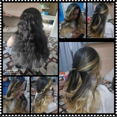 Luzes ou Mechas Ombre Hair Morena Iluminada - Beleza e saúde - Fazenda Rio  Grande 1141469943 | OLX