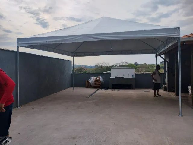 Tenda Galvanizada a Fogo 5x5 Tubular!!! - Foto 5