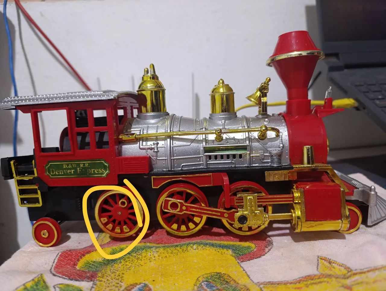 Locomotiva Denver express 1994 - Maria fumaça - Foto 6