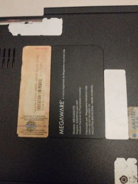 Vendo notebook megaware defeito estado - Foto 5