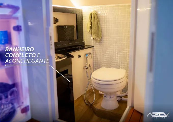 Lancha Azov Z260 Maior Espaço Interno Da Categoria 14 Pess., Acabamento, Navegabilidade - Foto 8