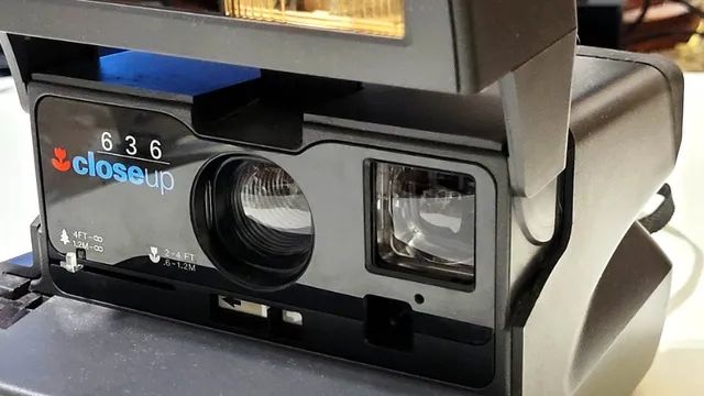 Câmera Polaroid 636 Procam close-up Antiga - Foto 2