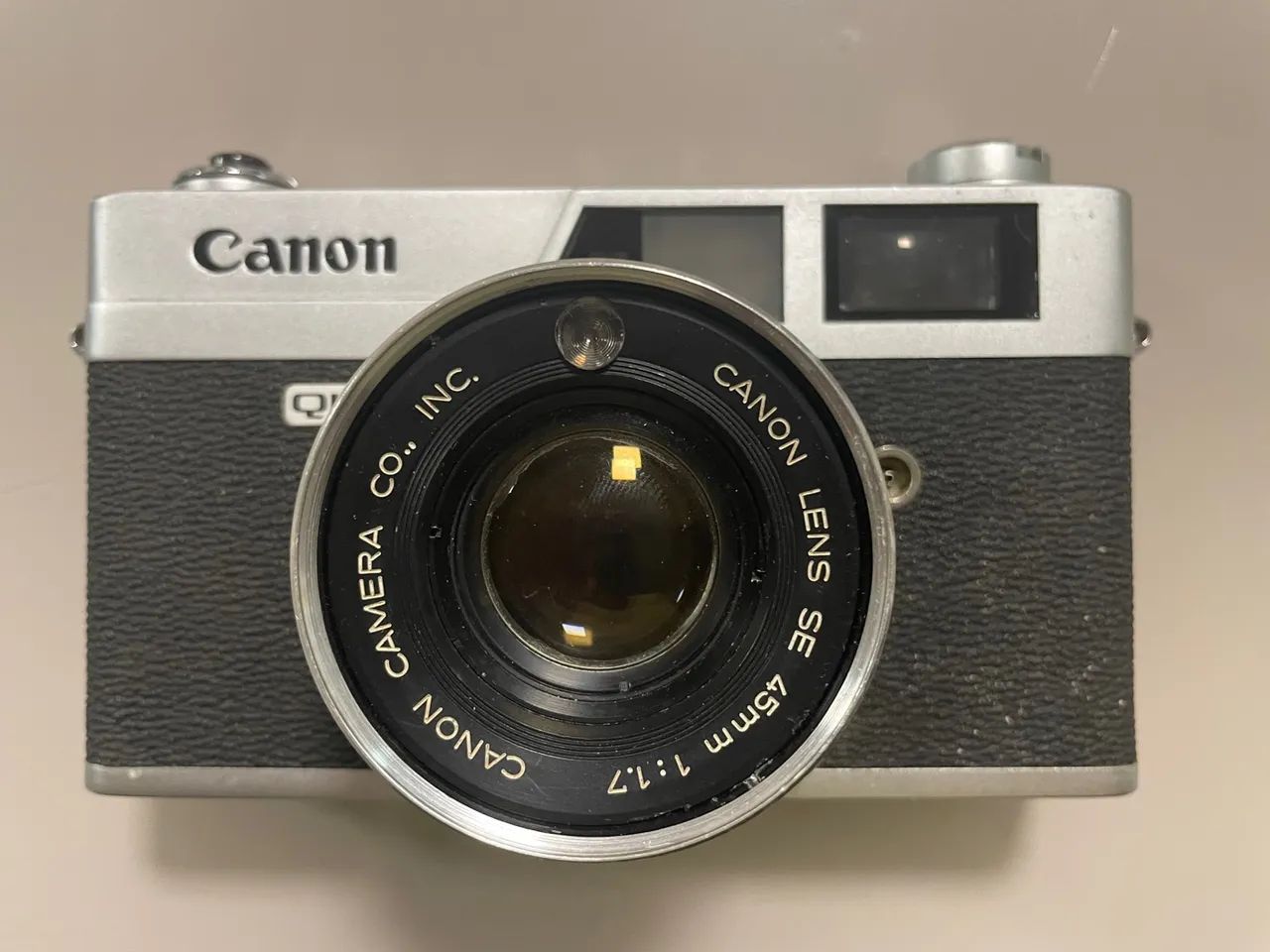 Câmera cânon QL analógica 