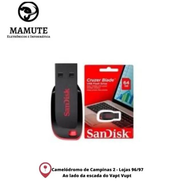 Pendrive SanDisk Cruzer Blade 64Gb