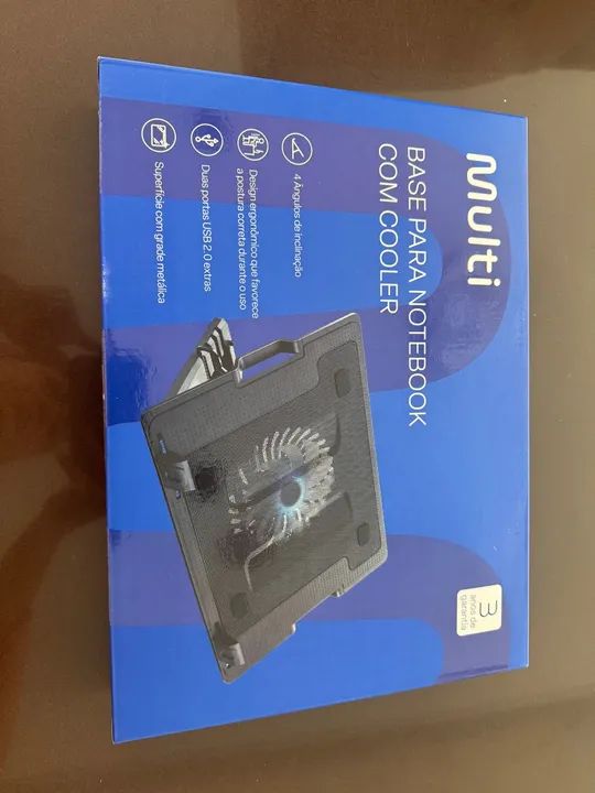 Base para notebook com cooler Multilaser - LACRADO NOVO - Foto 2