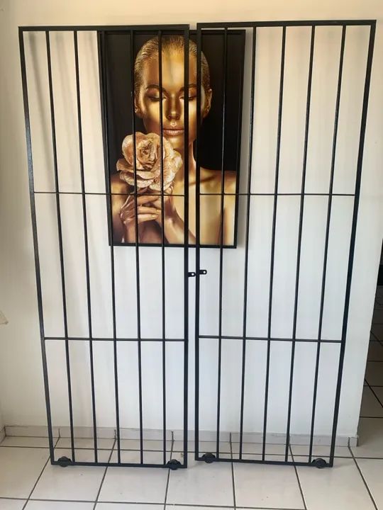 Grade de proteção em ferro de correr 