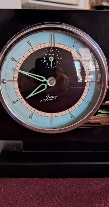 Relógio antigo de mesa June - Foto 3