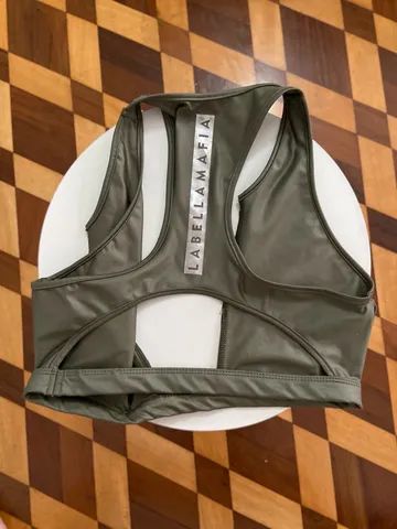 Top Verde Militar Labellamafia Original Feminino