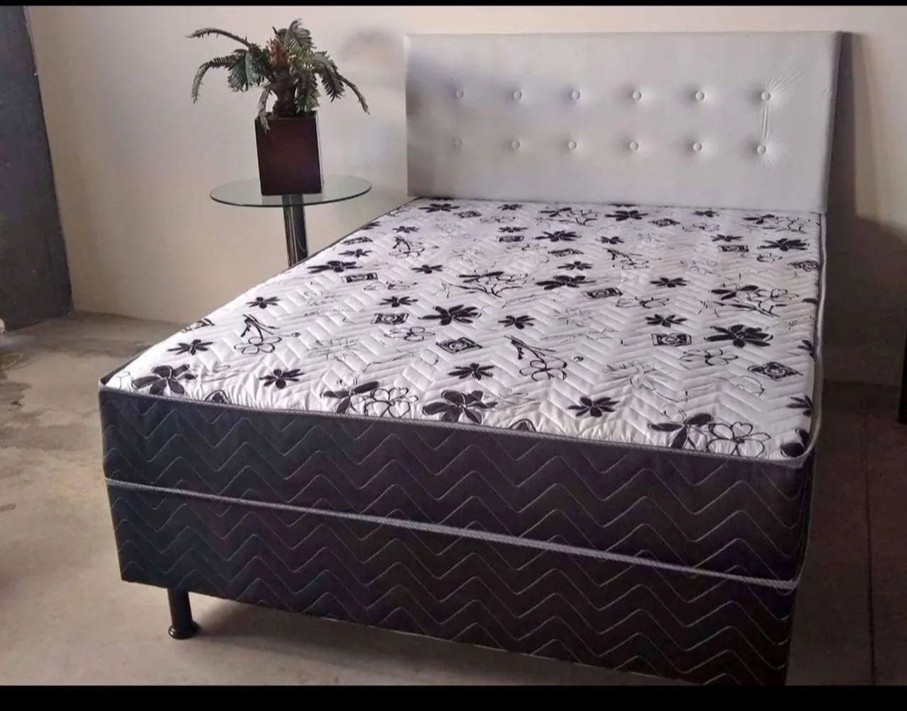 Cama Box Casal com Espuma Especial - Liquidação! - Foto 3