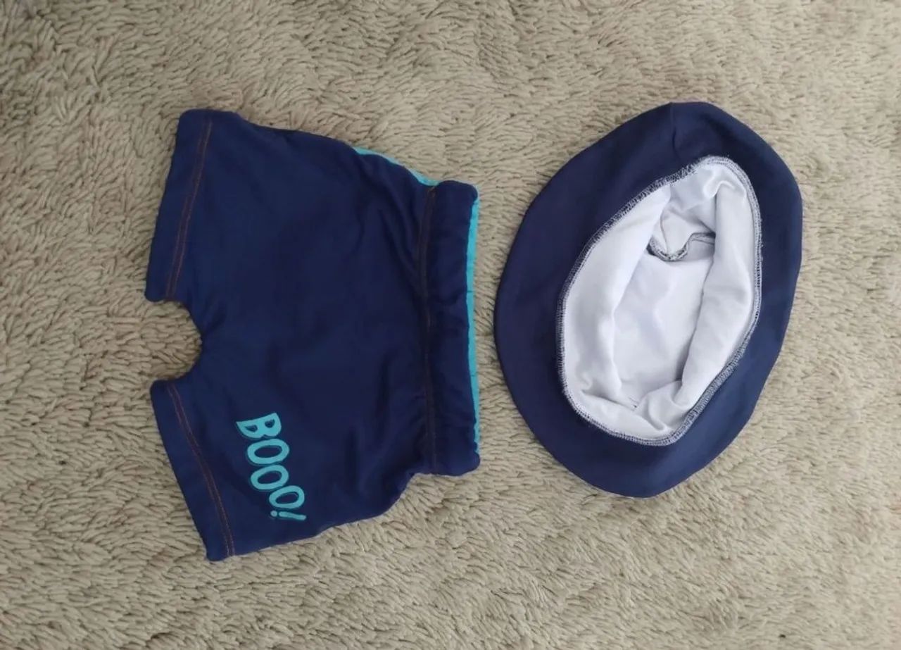Conjunto de Praia Infantil - Menino - Azul - Foto 2