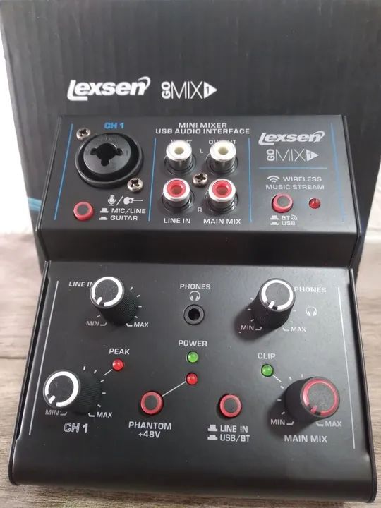 Mixer Lexsen Gomix 1 Canal C/Interface/BT USB - Foto 4