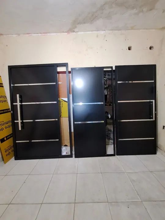 Portas pivotante de acm alumínio  - Foto 4