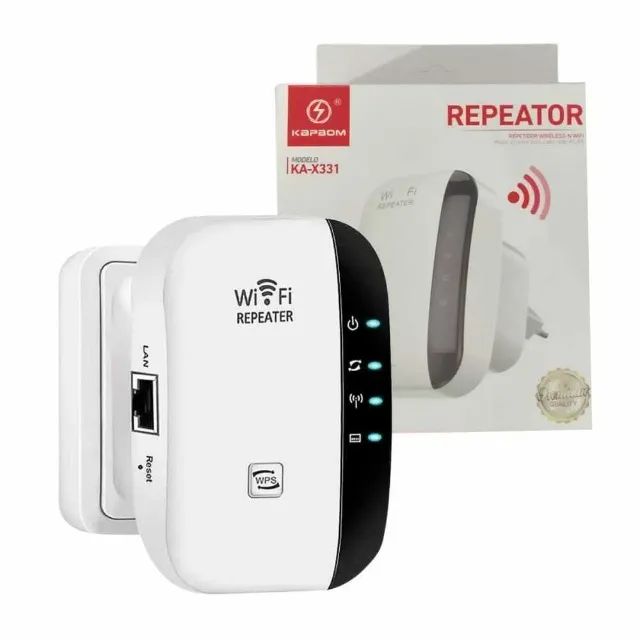 Repetidor Sinal Wifi Alta Velocidade Longa Distancia Sem Fio 300mbs
