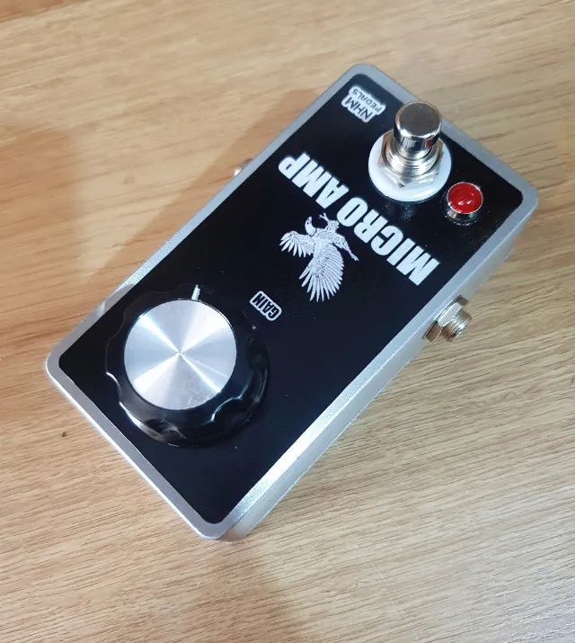Pedal Nhm Micro Amp Booster Handmade Ñ/é Mxr Boss Joyo Nux - Foto 2