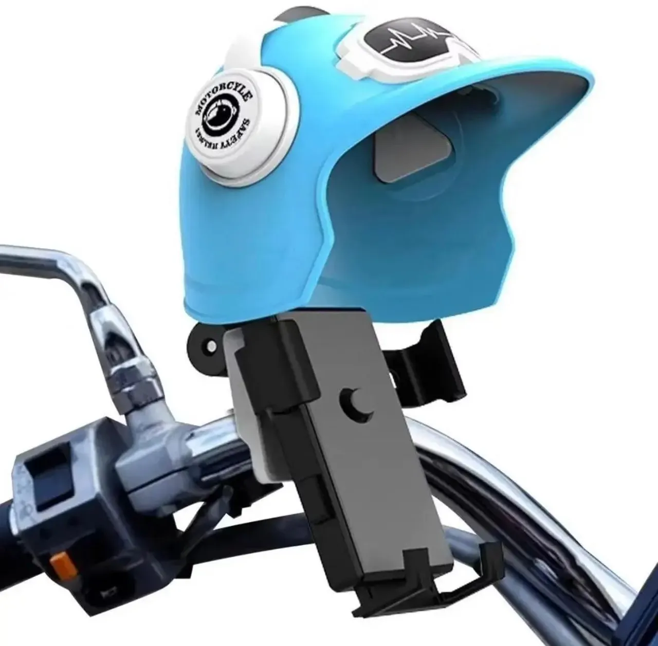 Suporte de Celular Para Moto Design Capacete