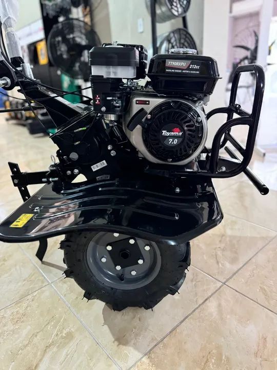 Motocultivador a Gasolina 7Hp 212cc C/ Pneus e Enxadas - Toyama (Novo) - Foto 2