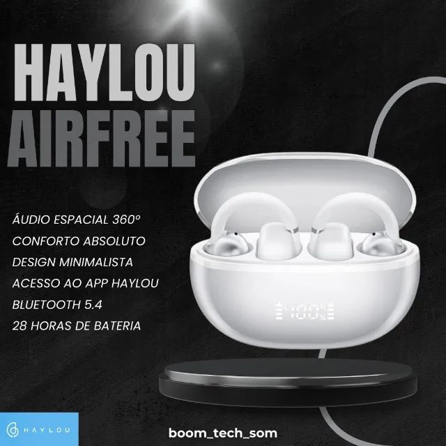 Fone Sem Fio Haylou Airfree Bluetooth | Garantia | Conforto Absoluto | Pronta Entrega - Foto 2