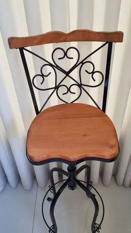 Banqueta Bistrô Ajustável Corações  - Foto 6