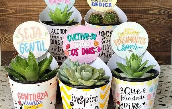 Mini Suculentas Personalizadas - Presentes Únicos <br><br> - Foto 2