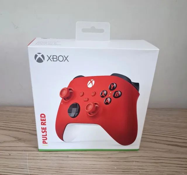 Promoção Controle Xbox Series S/X Pulse Red Novo( ACEITO CREDISHOP)