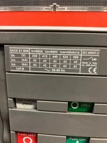 Disjuntor De 800 Abb A Extraível Motorizado - Foto 3