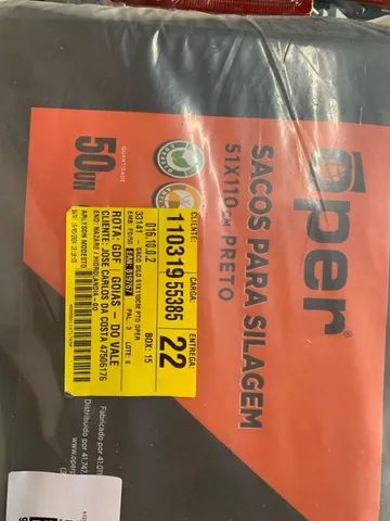 Saco para silagem 