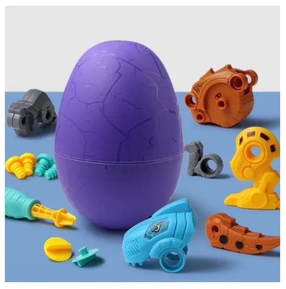 Brinquedo De Montar Dinossauro Com Ovo Educativo Criativo - Foto 2