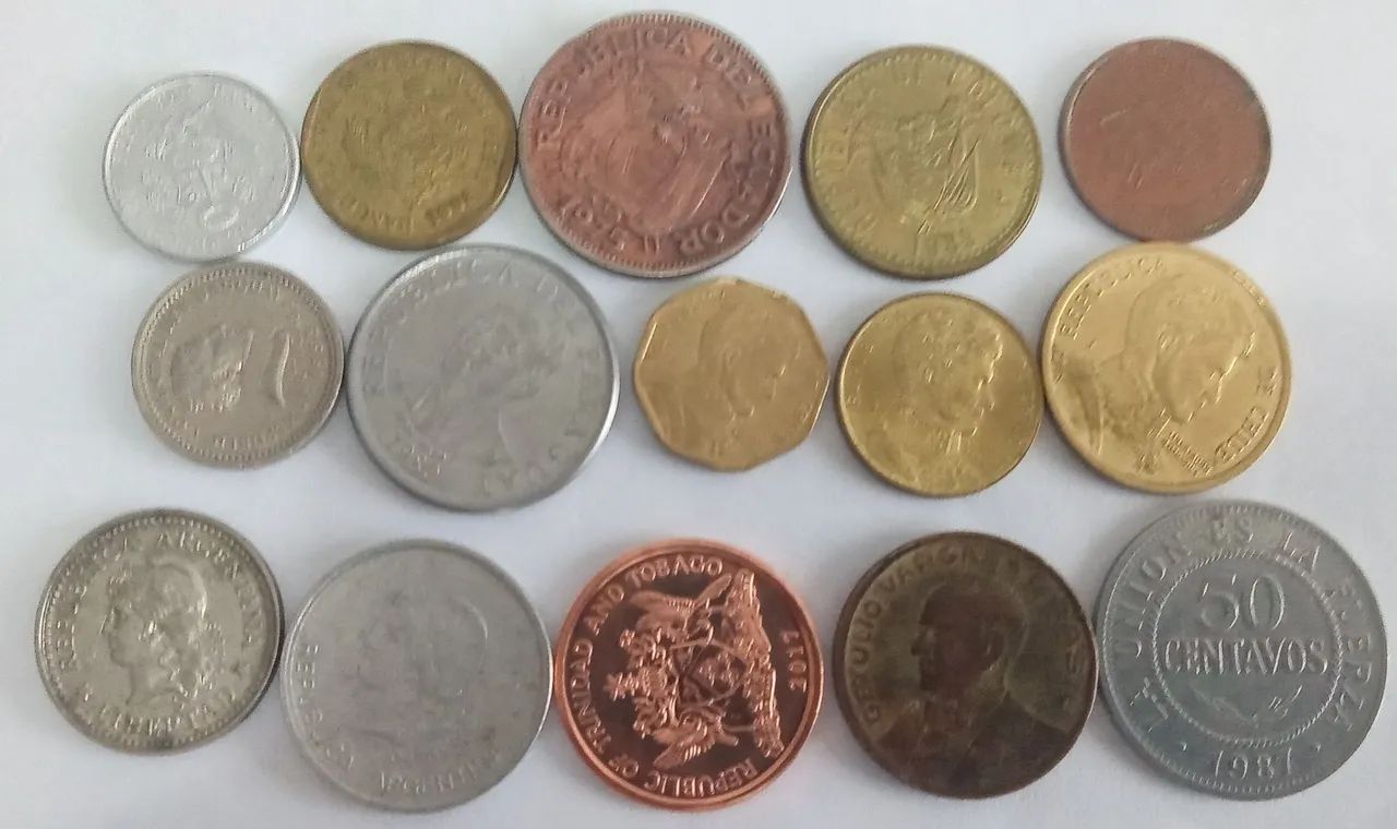 Coleção de Moedas América do Sul - Foto 2