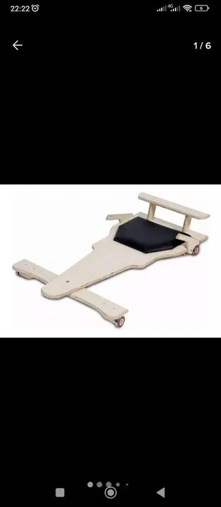 Carrinho de corrida de madeira - ÚNICO NO BRASIL - Foto 4