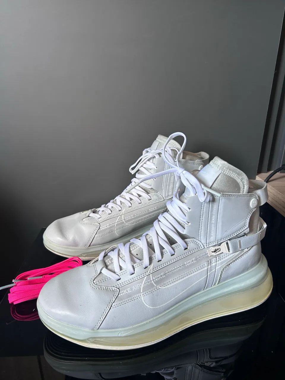 tênis nike air max 720 saturn pure platinum, tamanho 42