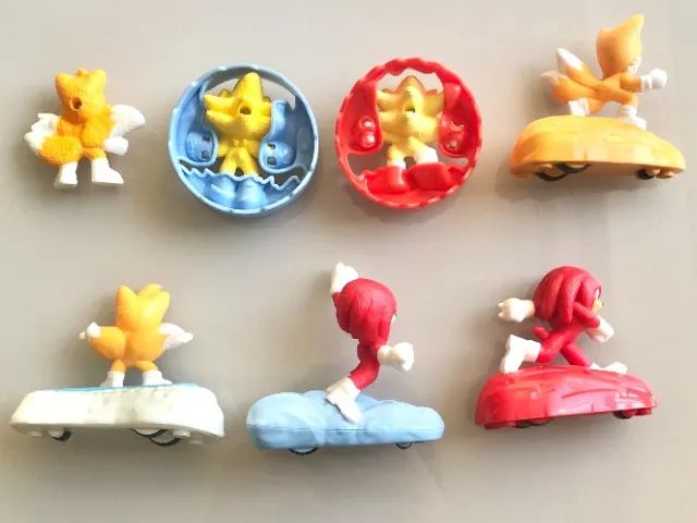 bonecos sonic o filme mcdonalds - Foto 2