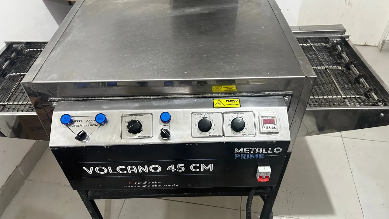 Forno Esteira Metallo Prime Volcano 45cm