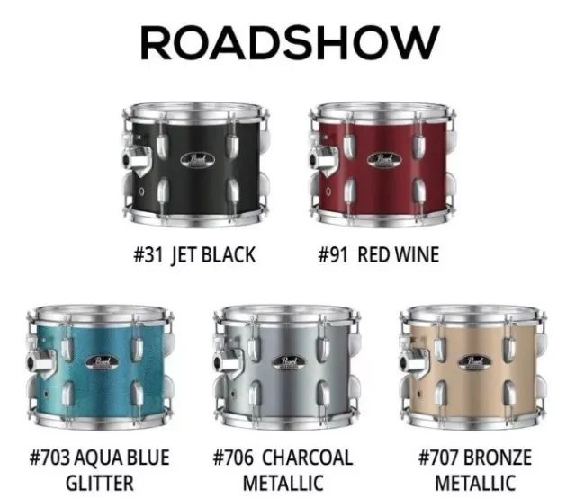 Bateria Pearl Roadshow Drums Percussão Sem Pratos - Foto 2