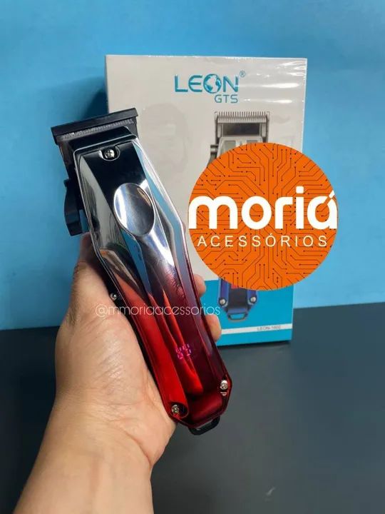 Máquina de Cortar Cabelo Profissional sem fio ajustável recarregável Leon-1602 - Foto 3