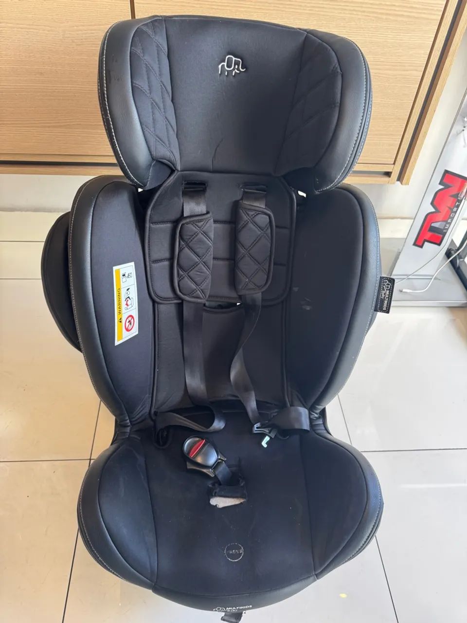 Cadeirinha Multikids Baby 360 isofix preto 