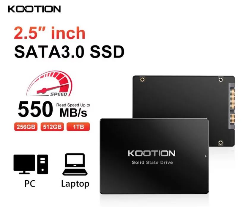 SSD 2TB KOOTION 2.5" SATA3.0 - 550MB/s