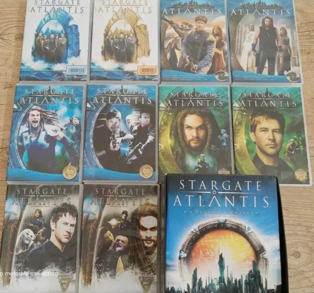 Box Coleção Stargate Atlantis Completa 5 Temp - DVD, Blu-Ray e
