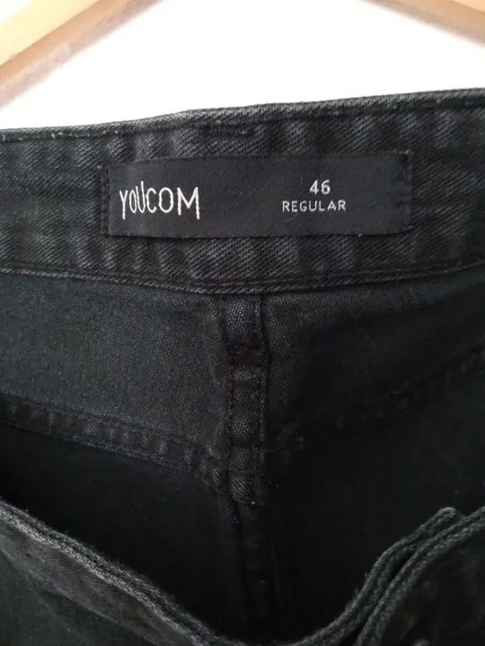 Short Jeans Preto Masculino Youcom - Foto 2
