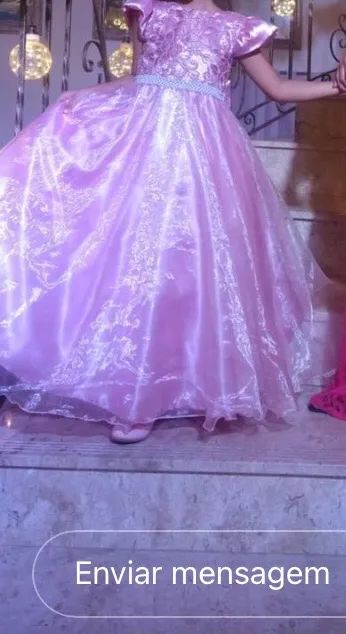 Vestido de festa infantil 