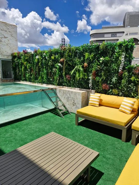 Jardim Vertical artificial e Muro Inglês  - Foto 3