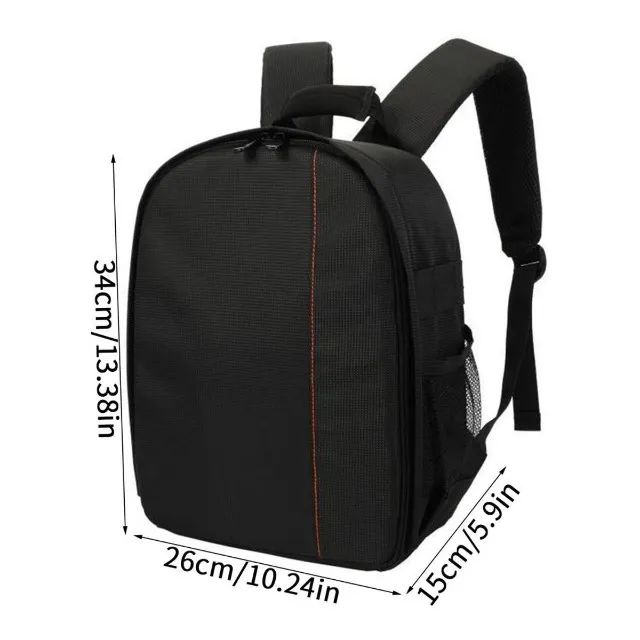 Mochila Profissional p/ Fotógrafos Câmeras Lentes Acessórios - Foto 4