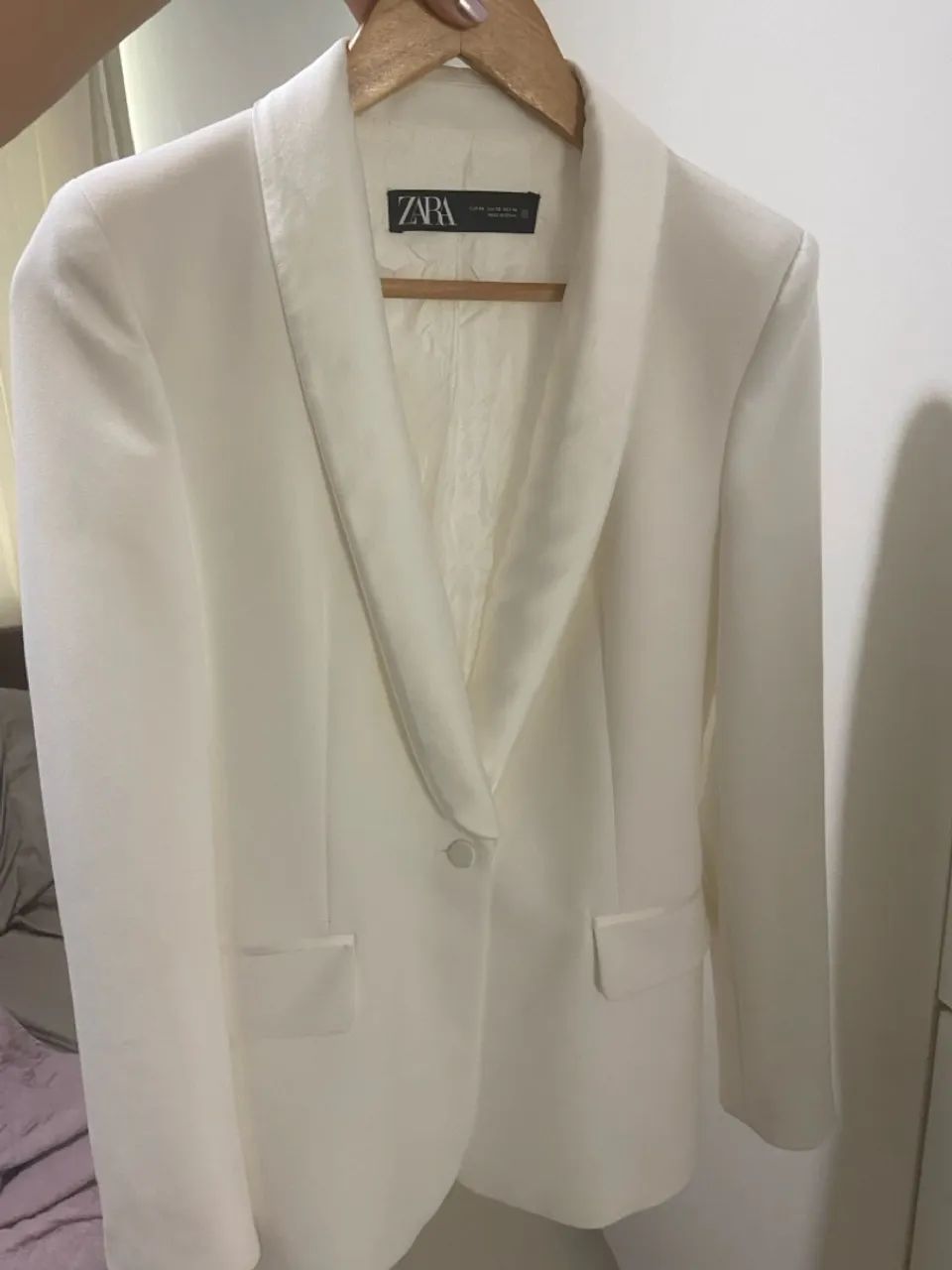 Blazer branco da ZARA - Foto 3