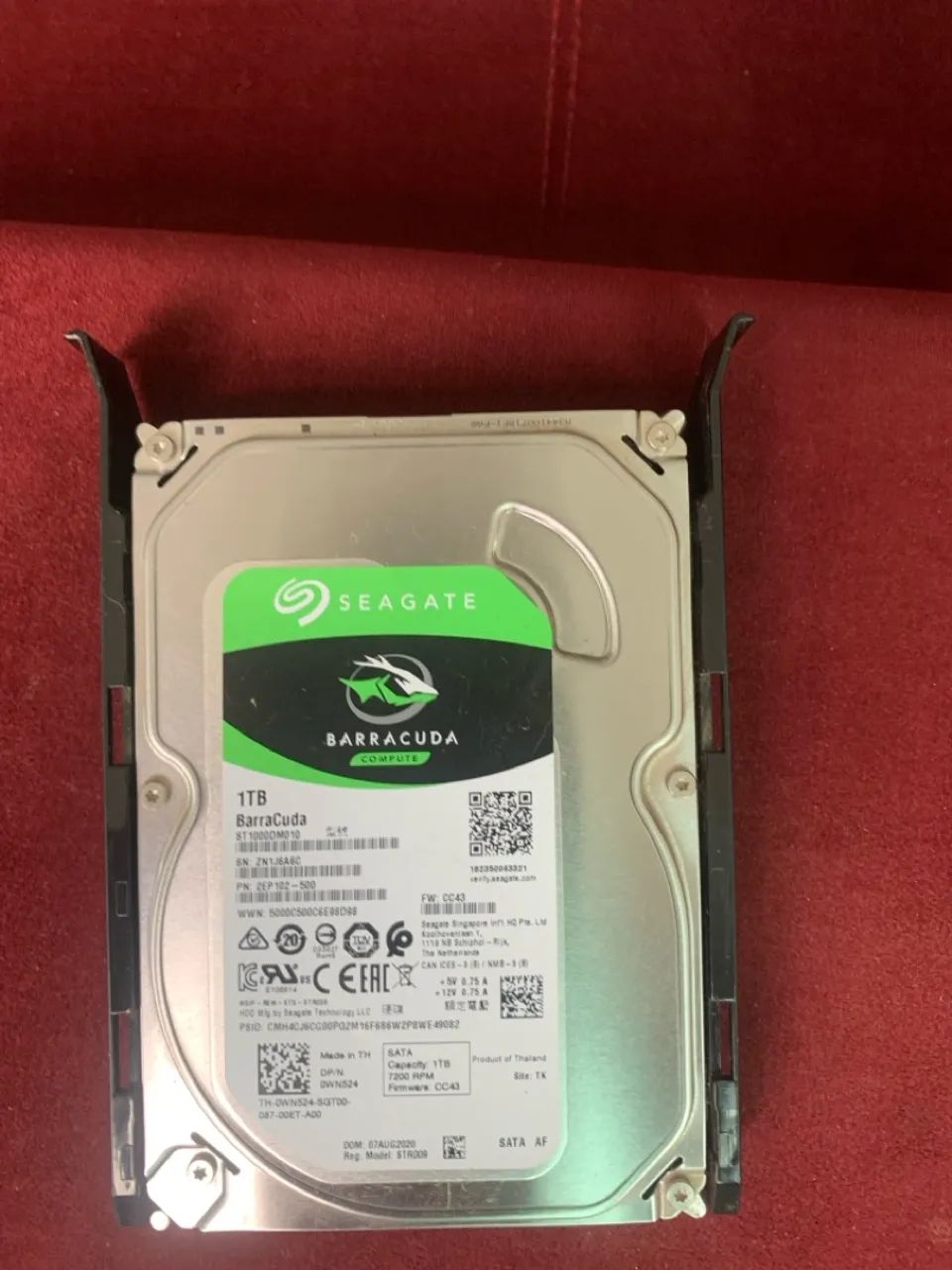 HD Seagate BarraCuda 1TB - SATA
