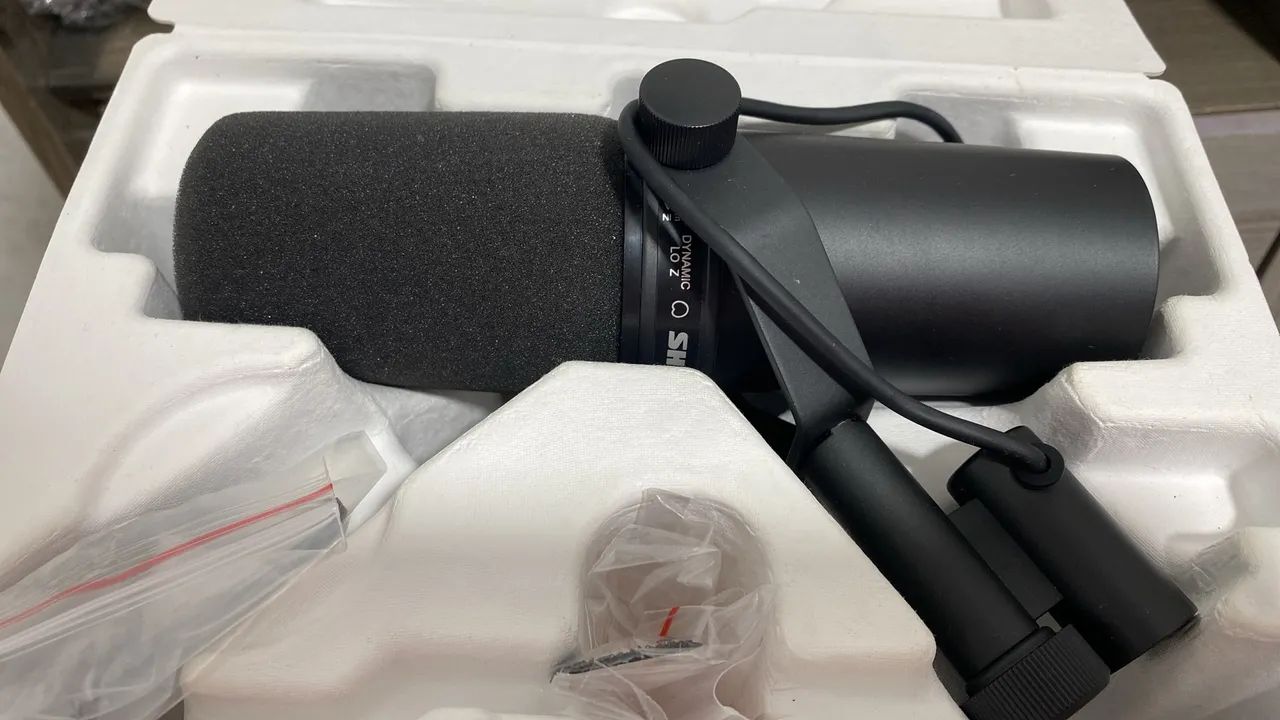 Microfone Shure SM7B - Novo - Foto 2
